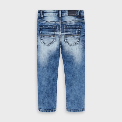 Spodnie jeans przetarcia | Art.04536 K15 Roz. 128