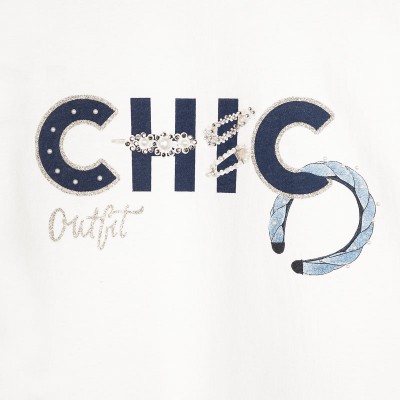 "Koszulka d/r ""chic"" | Art.07063 K76 Roz. 140"