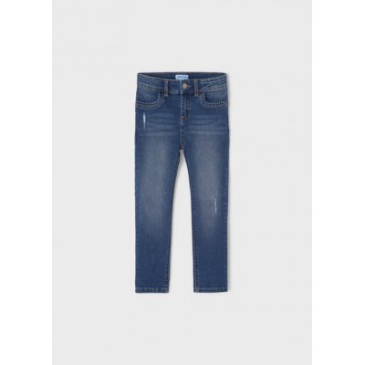 Spodnie rurki jeans basic | Art.00527 K21 Roz. 134