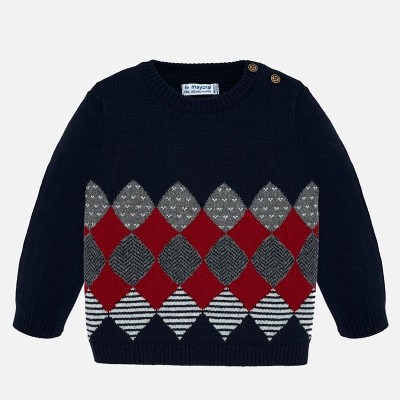 Sweter romby | Art.02318 K30 Roz. 80