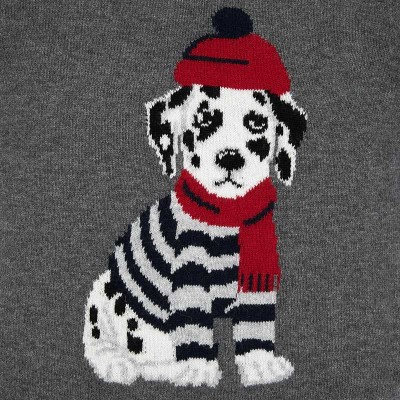 Sweter intarsja dalmatyńczyk | Art.02324 K43 Roz. 80