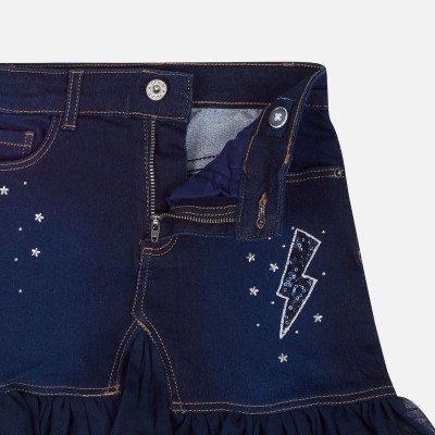 Spódnica jeans fantazja | Art.07910 K66 Roz. 152