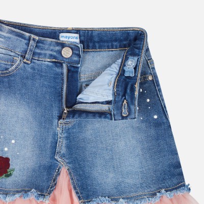 Spódnica jeans fantazja | Art.07910 K67 Roz. 128
