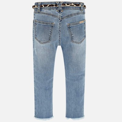 Spodnie długie jeans fantazja | Art.03542 K10 Roz. 92