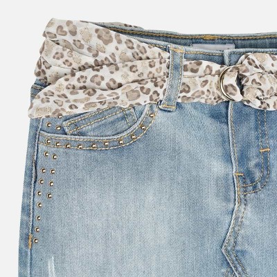 Spódnica jeans fantazja | Art.03903 K24 Roz. 98