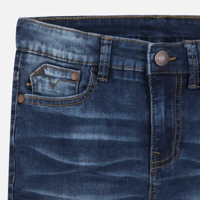 Bermudy jeans z kieszeniami | Art.06242 K22 Roz. 140