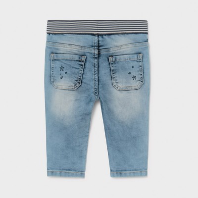 Spodnie jeans soft nadruk | Art.01583 K5 Roz. 98