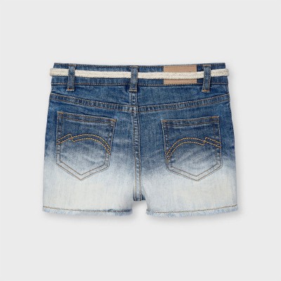 Krótkie spodnie jeans aplik. | Art.03210 K93 Roz. 128