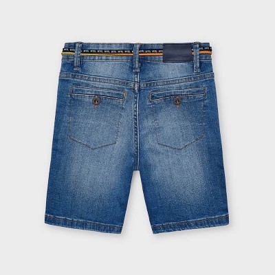 Bermudy jeans sznurek | Art.03233 K5 Roz. 110