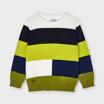 Sweter bloki kolorów | Art.03328 K15 Roz. 104