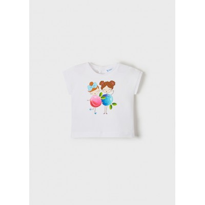 Koszulka k/r dziewczynka owoc | Art.01022 K87 Roz. 80