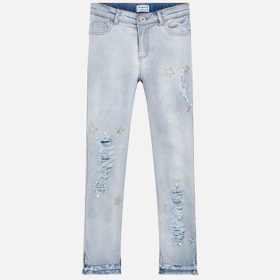 Spodnie długie jeans fantazja | Art.06503 K69 Roz. 157